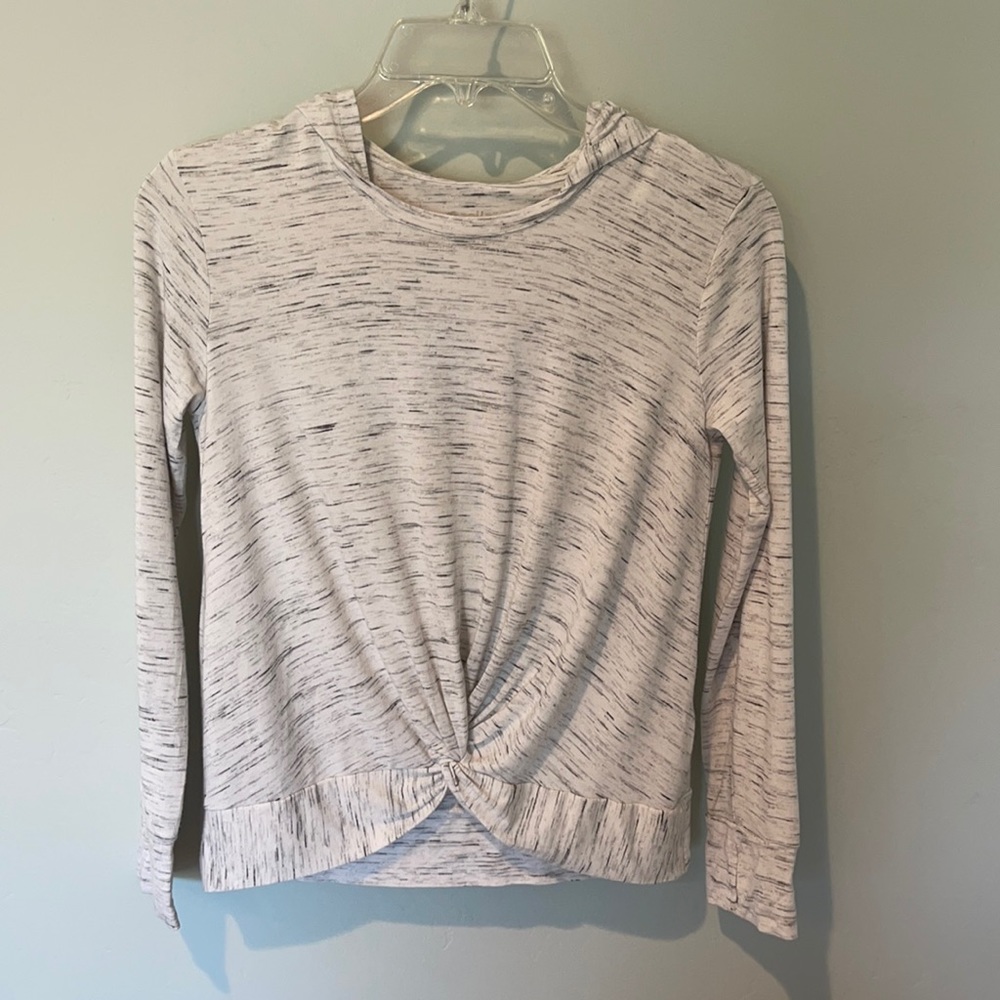 Zella twist front soft hoodie